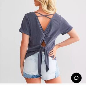 Daytrip twisted open back top